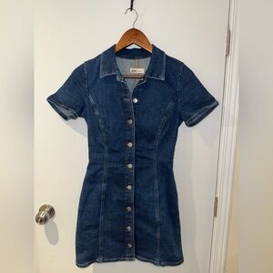 Zara Blue Denim Dress